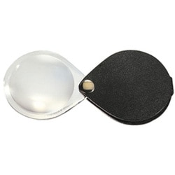 ハンディルーペ 3.5× 50mm径 ブラック 1740550