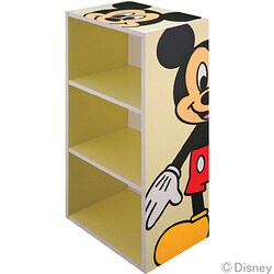 ディズニー disney　カラーボックス　ミッキー　3段　三段　ラック　棚　収納 ディズニー disney カラーボックス ミッキー 3段 三段 ラック 棚