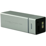 MIPOW マイポー 角チューブ型モバイルバッテリー 5500mAh USB出力:2ポート 最大合計:1A PowerTube 5500シリーズ シルバー SP5500-SL