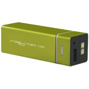 MIPOW マイポー 角チューブ型モバイルバッテリー 5500mAh USB出力:2ポート 最大合計:1A PowerTube 5500シリーズ ライムグリーン SP5500-LG