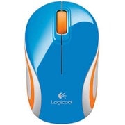 2.4GHz ワイヤレス光学式マウス Wireless Mini Mouse ブルー M187BL