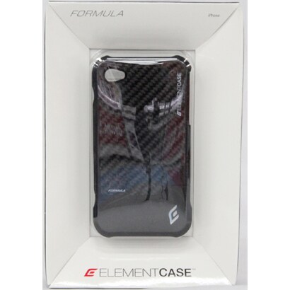 API4-1112-Y1K0 [iPhone 4/4S用 FORMULA4 Black/Carbon Fiber Back]