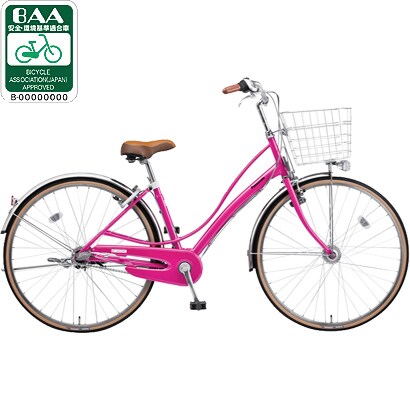 自転車（26型） ラブリーピンク ヴィアトーレ・ガチガチロック B-VA636M2