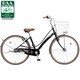 自転車（27型） ピュアブラック ヴィアトーレ・ガチガチロック B-VA736B