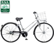 自転車（26型） シャトルシルバー タフベルトガチガチロック B-TFB633S2