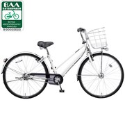 自転車(26型) GCホワイト タフチェーンガチガチロック B-TFC633F