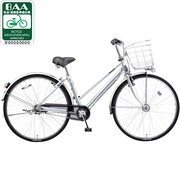 自転車(26型) シャトルシルバー タフチェーンガチガチロック B-TFC633S