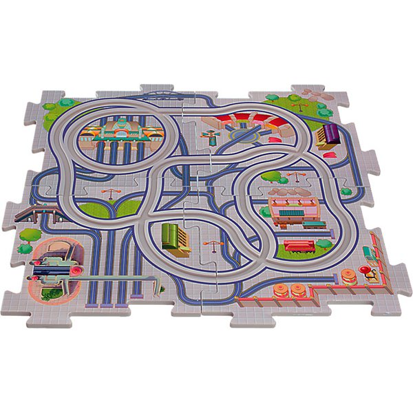 チャギントン パズルタウン パネルセット(カーブ4枚)
