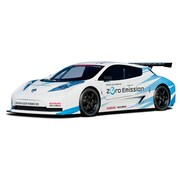 1/43 JCP72001WH 日産 リーフ NISMO RC ホワイト/ブルー