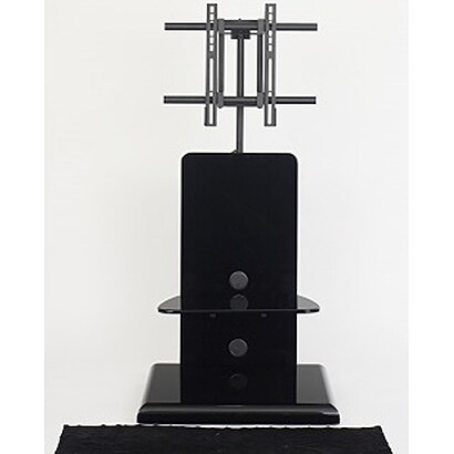 42V型以下対応 壁寄せテレビスタンド 黒 WLS-01BK
