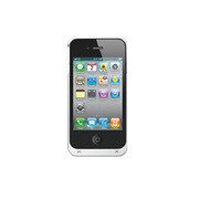 MB01-WH [+M Battery iPhone4/4S用ケース バッテリー内蔵 1900mAh　ホワイト]