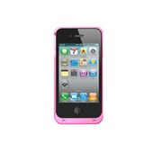 MB01-PK [+M Battery iPhone4/4S用ケース バッテリー内蔵 1900mAh　ピンク]