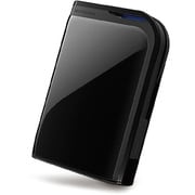 USB3.0接続 耐衝撃・ハードウェア暗号化機能搭載 ポータブルハードディスク 500GB インディゴブラック ミニステーションシリーズ HD-PZ500U3-B