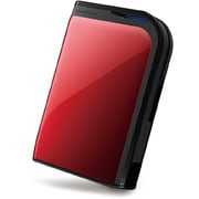 USB3.0接続 耐衝撃・ハードウェア暗号化機能搭載 ポータブルハードディスク 500GB ディープレッド ミニステーションシリーズ HD-PZ500U3-R