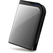 USB3.0接続 耐衝撃・ハードウェア暗号化機能搭載 ポータブルハードディスク 1TB ダークシルバー ミニステーションシリーズ HD-PZ1.0U3-S