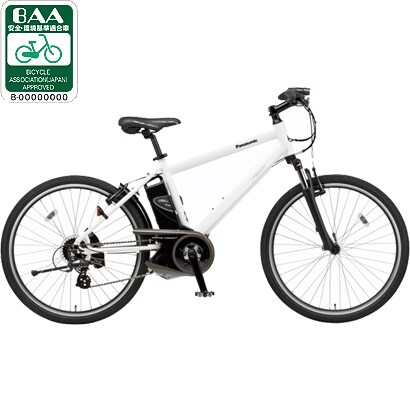 電動アシスト自転車（26型） クリスタルホワイト Hurryer（ハリヤ） BE-ENH444F2