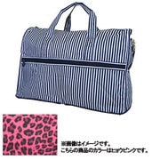 K2222 95 [折りたたみボストンバッグ ドーム型 ヒョウピンク]