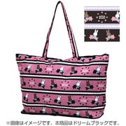 K2190 B33 [HAPI+TAS×miffy 折りたたみトートバッグ ドリームブラック]