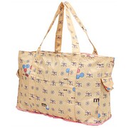 K2223 B32 [HAPI+TAS×miffy 折りたたみボストンバッグ 角型 マーガレットイエロー]