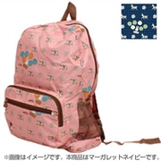 W2288 B30 [HAPI+TAS×miffy 折りたたみリュック マーガレットネイビー]
