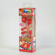 Jelly Belly カナルイヤホン レッド JB-CEP1VRD
