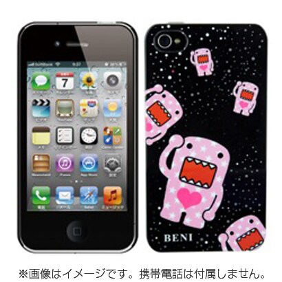 DOMO-IP4B [Phone4S/4用ケース どーもくんKawaii Domo-kun iPhone 4S/4 Case BENI]