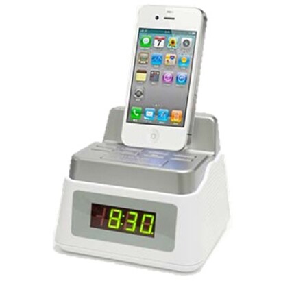 iPod/iPhone対応 クロックステーション ホワイト RAD-i150N-W