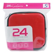 CD/DVD EVAケース24枚収納 レッド ECDEVP24FR