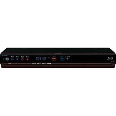 ブルーレイレコーダー HDD500GB/Wチューナー AQUOS（アクオス）ブルーレイ BD-HW51