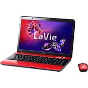 LaVie S LS550/F2シリーズ 15.6型ワイド液晶/HDD750GB/ブルーレイディスクドライブ ルミナスレッド PC-LS550F26R