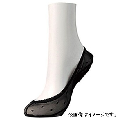 Tuche Basic Line（トゥシェ ベーシックライン） フットカバー ドット柄 22～24cm ブラック（026） TU0225