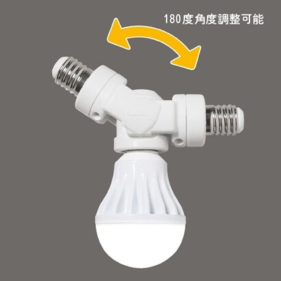LED電球 クリプトン45昼光色＋E17フレキシブルソケット KCL3-100VDD-73