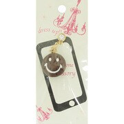 SPA-87DBR [スマホピアス スマイルクーキーチョコ]