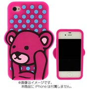 iPhone4sコントロールベアシリコンケース(ピンク) [iPhone4S/4ケース]