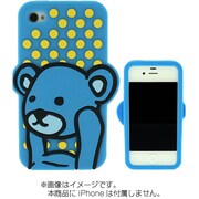 iPhone4sコントロールベアシリコンケース(ブルー) [iPhone4S/4ケース]