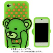 iPhone4sコントロールベアシリコンケース(グリーン) [iPhone4S/4ケース]