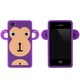 iPhone4sモンキーシリコンケース(pu)