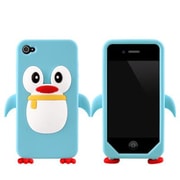 iPhone4sペンギンシリコンケース(bl)