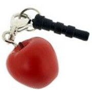 イヤホンジャック「Charm APLI」(りんご) [イヤホンジャックアクセサリー]