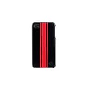 SOCI4-3REONBL iPhone4S/4スナップオンカバー赤黒 [iPhone4S/4用スナップオンカバー 3レッド オン ブラック]