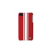 SOCI4-3WHONRE iPhone4S/4スナップオンカバー白赤 [iPhone4S/4用スナップオンカバー 3ホワイト オン レッド]