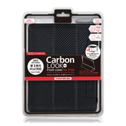 CarbonLOOK with Front cover for iPad (第4・3世代)/iPad 2 ブラック TUN-PD-000094