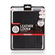 LeatherLOOK with Front cover for iPad(第4・3世代)/iPad 2 ブラック TUN-PD-000096