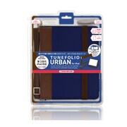TUNEFOLIO URBAN for iPad (第4・3世代)/iPad 2 ネイビー/ブラウン TUN-PD-000104