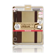 TUNEFOLIO URBAN for iPad (第4・3世代)/iPad 2 クリーム/ブラウン TUN-PD-000105