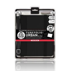 TUNEFOLIO URBAN for iPad (第4・3世代)/iPad 2 ブラック/ブラック TUN-PD-000106