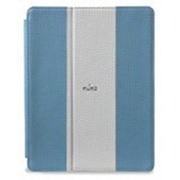 新しいiPad/iPad2用 ゴルフブックレットカバー ライトブルー IPAD2S3GOLF300