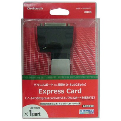 Express Card用 拡張カード（パラレルポート×1） OWL-CADPP25F/E