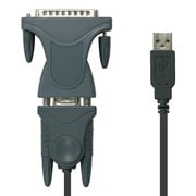 USBプリンターケーブル(シリアルポート・各種周辺機器用:D-sub9pin/D-sub25pin) OWL-CBSP9-A25/U2
