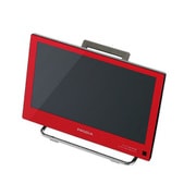 12V型 地上デジタルハイビジョン液晶テレビ PRODIA 単3乾電池対応 レッド PRD-LK112RE